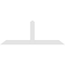 Ekena Millwork Portland Architectural Grade PVC Gable Bracket, 60"W x 22 1/2"H x 2"D x 4"F, 9/12 Pitch GBP060X23X0204POR00 - alternate 3
